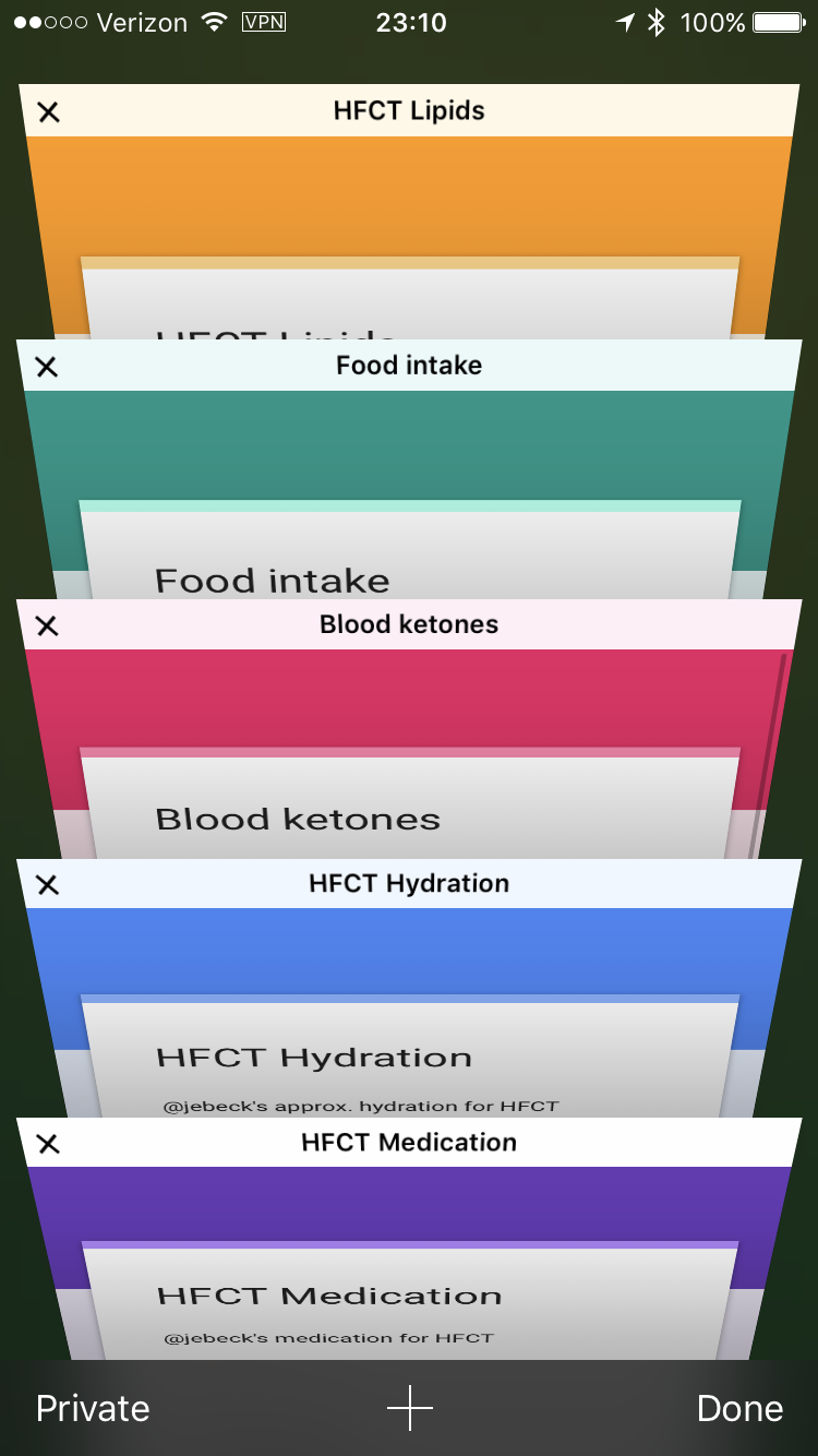 My Google Forms for HFCT data logging