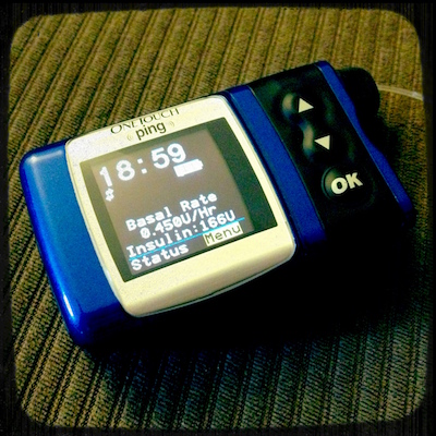 my Animas Ping insulin pump